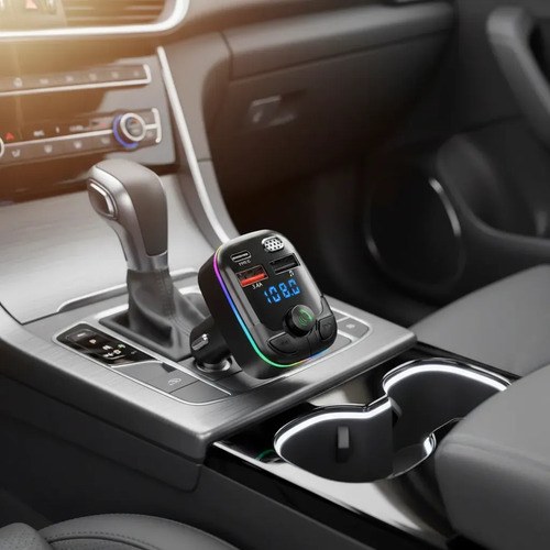Reproductor Inalámbrico Bluetooth Para Auto Rgb - 4