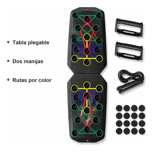 Tabla Para Flexiones Multifuncion Negro - 6
