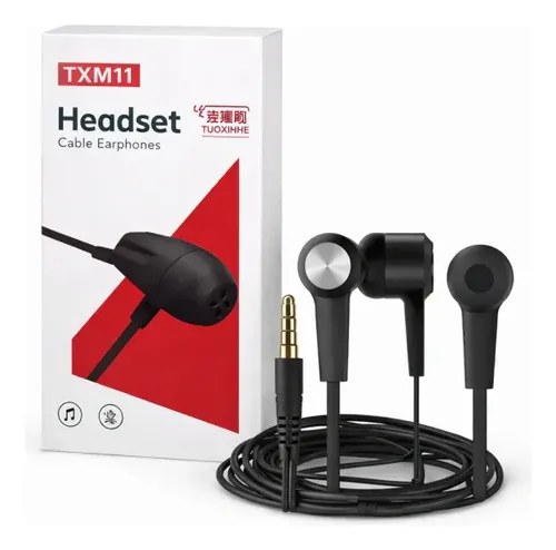 Auriculares M11 Con Cable (pack X 10) Negro - 6