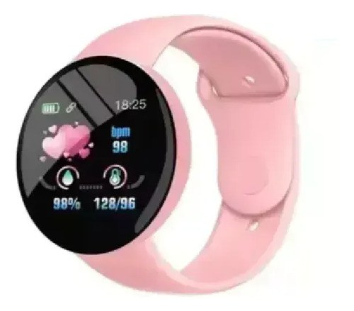 Smartwatch D18 Macaron Rosa Sport