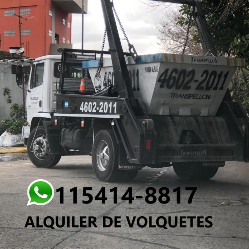 VOLQUETES FLORESTA / ALQUILER DE VOLQUETES EN CABA 4602-2011