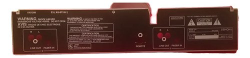 Denon Dn 2500 F Contrafrente De Unidad De Carga Caba Envios