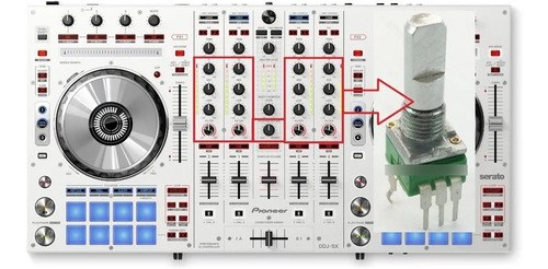 Ddjsxw Pioneer Potenciometro Original P Eq Hi Mid Low Filter - 3