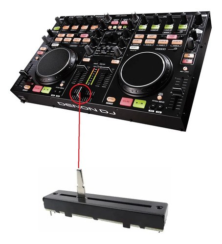 Denon Mc 3000 Mc3000 Potenciometro Crossfader Upgrade Reempl - 2