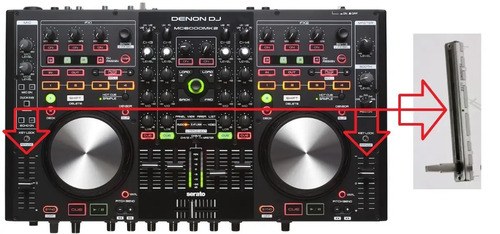 Pitch Potenciometro Fader Original Para Denon Mc6000mk2 - 2