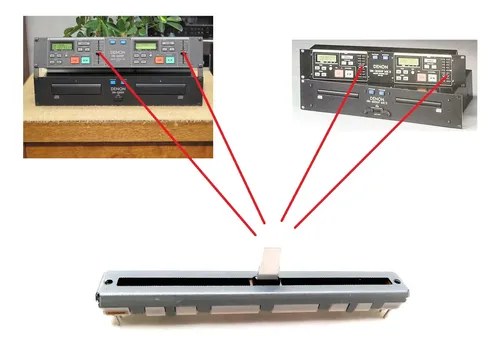 Denon Dn2000f Dn2000fmk2 Potenciometro Tempo Fader Pitch Ori - 2