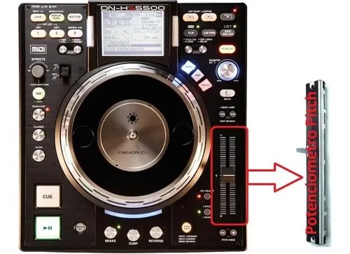 Denon Dnhs 5500 Dnhs5500 Potenciometro Pitch Reemplazo - 3