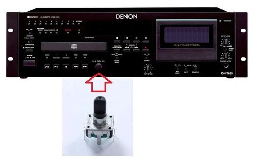 Denon Dnt 625 Dnt 645 Potenciometro Rotativo Push Enter - 2