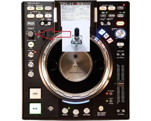 Denon Dnhs 5500 Potenciometro Rotativo Efects Auto/input Bpm - 2