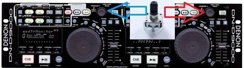 Denon Dnd 9000 Potenciometro Rotativo Parameters Track Push - 2