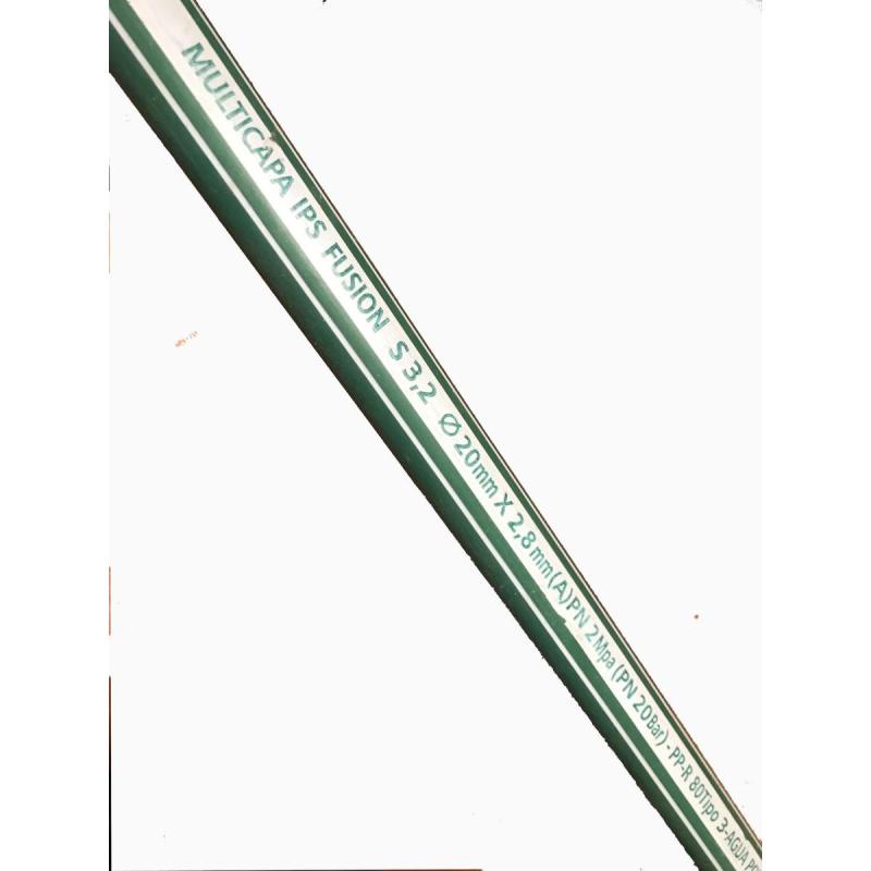 Caños Ips Fusion Agua Fria 20mm X 4m Saldo De Obra