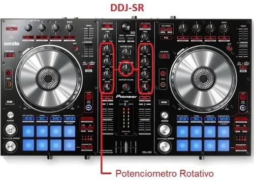 Pioneer Ddj Sr Potenciometro Rotativo Original Ver Funcion - 2