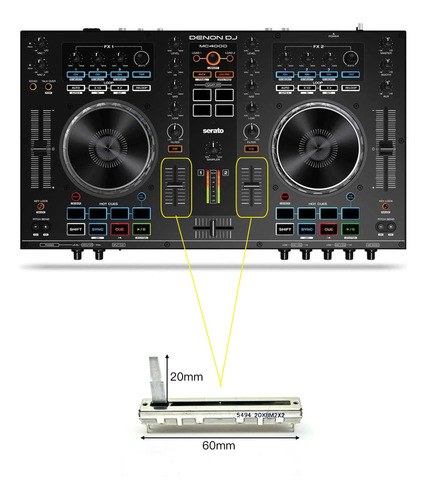 Denon Mc 4000 Mc4000 Potenciometro Fader De Canal - 2