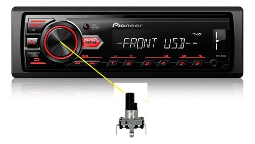 Pioneer Potenciometro Original Volumen Mvh295bt O Mvh88ub - 2