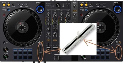 Pioneer Ddjflx6 Potenciometro Tempo Fader Pitch Original - 3