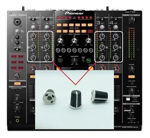 Pioneer Djm 2000 Nexus Perilla Knob Hi O Mid O Low - 2