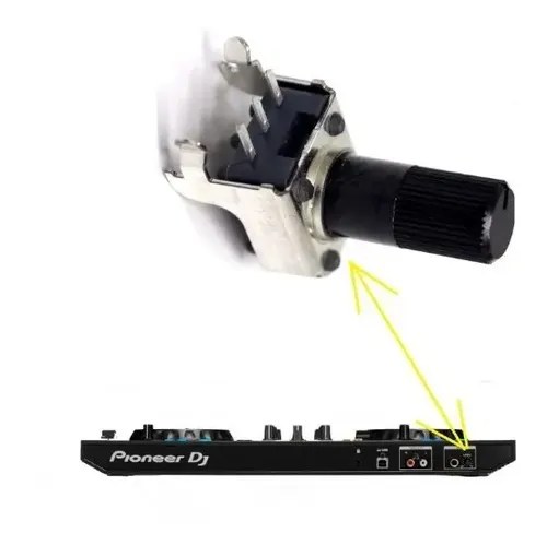 Pioneer Ddjrb Potenciometro Rotativo Funcion Mic Level - 2