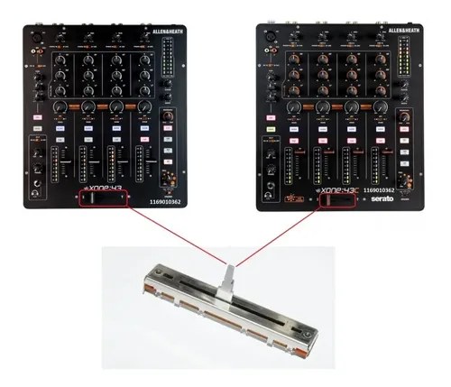 Potenciometro Crossfader Allen & Heath Xone:43 Xone:43c - 2