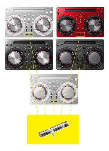 Pioneer Ddj Wego 3k 3r 3w 4k 4w Potenciometro Crossfader Ori - 2