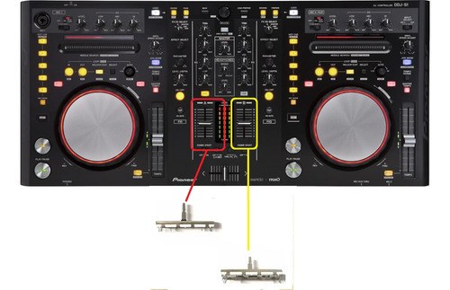 Pioneer Ddj S1 Ddjs1 Potenciometro Fader De Canal Reemplazo - 2