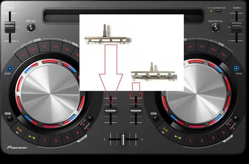 Pioneer Ddj Wego3k Potenciometro Fader De Canal Reemplazo - 2