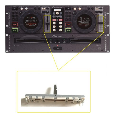 Pioneer Cmx 3000 Potenciometro Fader Original De Pitch - 3