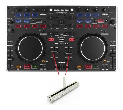 Denon Mc2000 Mc-2000 Potenciometro Fader De Canal Reemplazo - 2