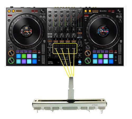 Pioneer Ddj 1000 Potenciometro Fader De Canal Original - 2