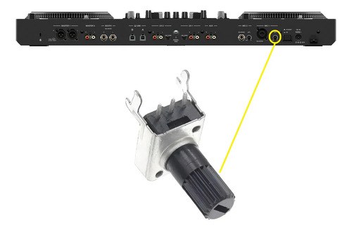 Pioneer Ddj Rev7 Potenciometro Rotativo Mic Level Reemplazo. - 2