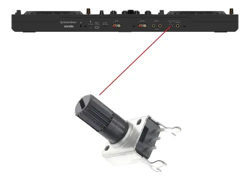 Alphatheta Ddj Grv6 Potenciometro Rotativo Lateral Mic Level - 2
