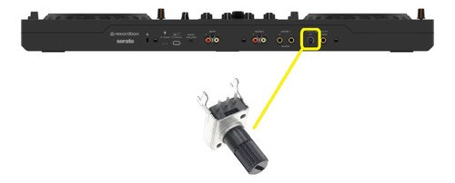 Alphatheta Pioneer Ddjgrv6 Potenciometro Rotativo Mic Level - 2