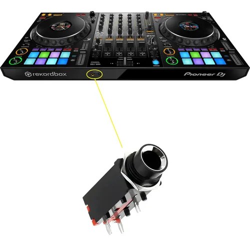 Ficha Hembra Plug De Auricular 6.5mm Pioneer Ddj Djm Xdj El De La Primer Imagen - 2
