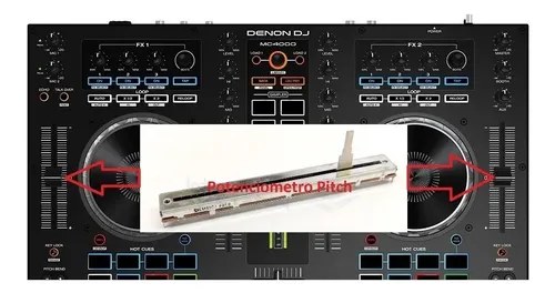 Denon Mc-4000 Potenciometro Tempo Fader Pitch Upgrade - 2