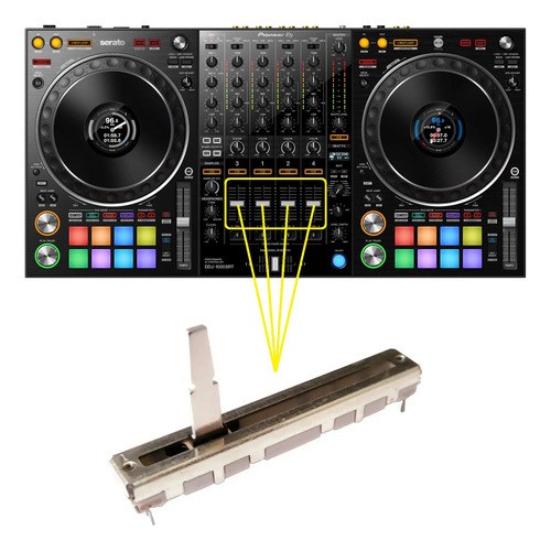 Pioneer Ddj 1000 Srt Potenciometro Fader Canal X3 Unidades - 2