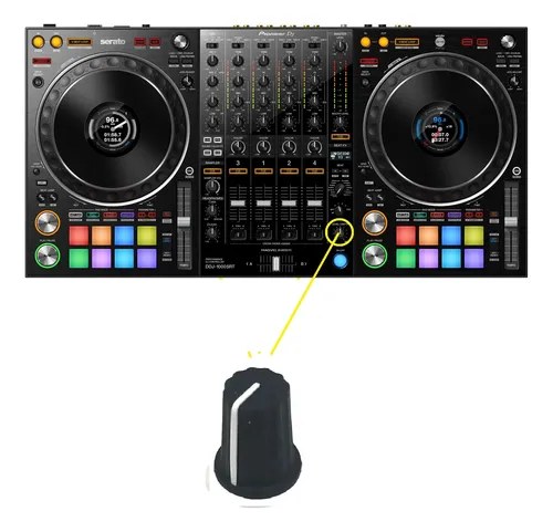 Pioneer Ddj 1000 Srt Srtn Srtw Perilla Rotativa Level Depth. Negro - 2