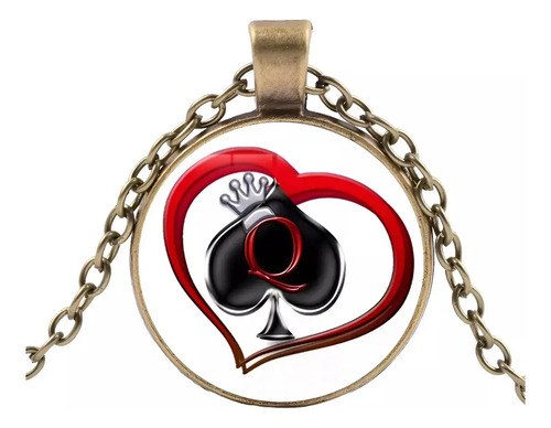 Cuckold Collar Con Cadenita Queen Of Spades Red Hotwife El De La Foto