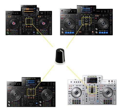 Perilla Knob Eq Hi O Mid O Low Pioneer Xdj Rx Rx2 Rx2w Rx3 - 2
