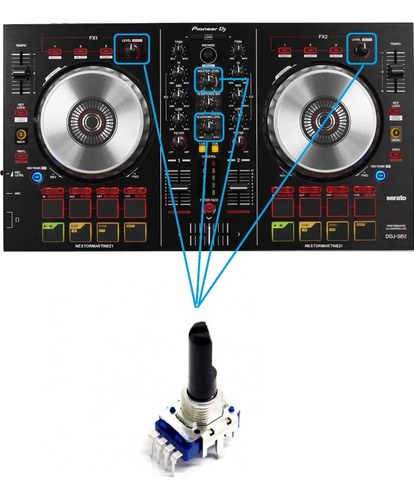 Pioneer Ddjsb2 Potenciometro Rotativo Varias Funciones Leer - 2