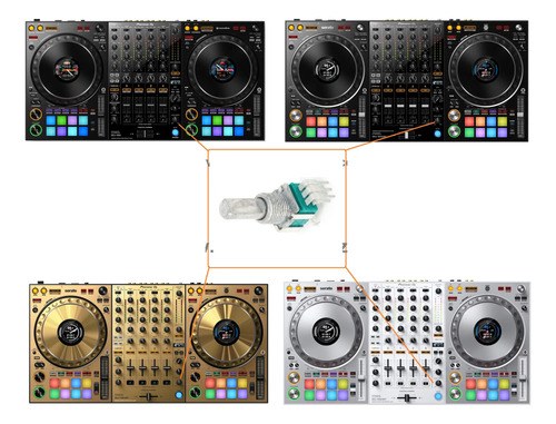 Pioneer Ddj1000srt Potenciometro Rotativo Level Depth Origin - 2