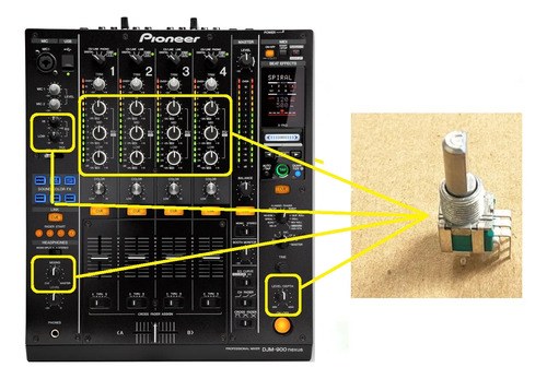Pioneer Djm900 Nexus Potenciometro Rotativo Leer Descripcion - 2