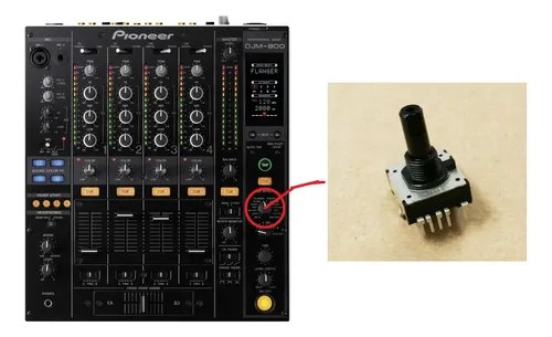 Pioneer Djm800 Llave Rotativa Selectora De Efectos Original - 2