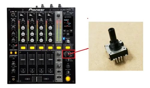 Pioneer Djm700k Llave Selectora Rotativa De Efectos Original - 2
