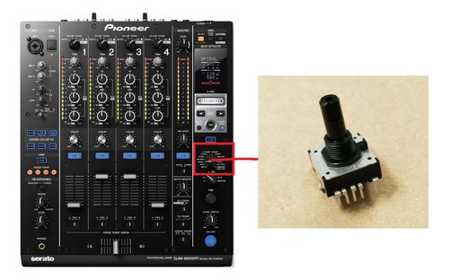 Pioneer Djm900 Srt Llave Rotativa Selectora De Efectos Origi - 2