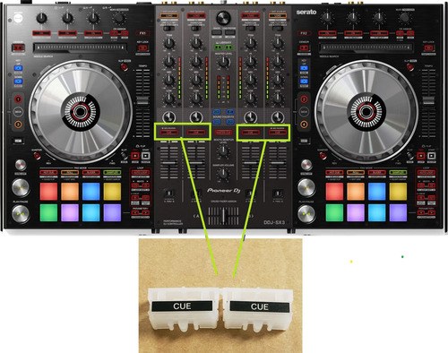 Tecla Funcion Cue Pre Escucha Monitoreo Canal Pioneer Ddjsx3 - 2