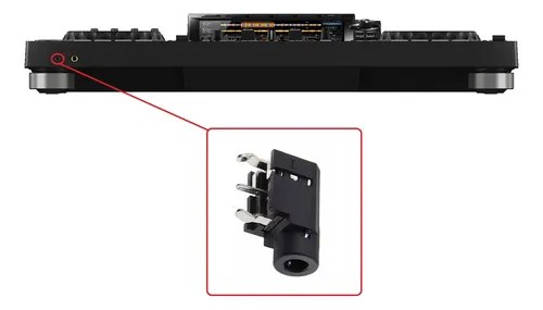 Ficha Hembra Mini Plug 3.5mm Para Auricular Pioneer Xdj Rx3 Negro - 2