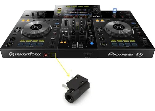 Pioneer Xdj Rr Ficha Hembra Mini Plug 3.5mm Para Auricular Negro - 2