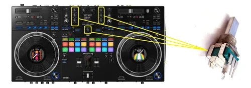 Potenciometro Rotativo Pioneer Ddjrev7 Leer Descripcion - 2
