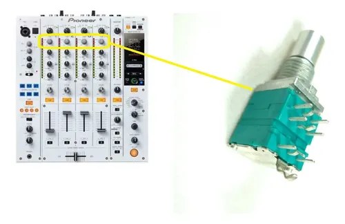 Pioneer Djm900 Nexus W Potenciometro Rotativo Trim O Gananci - 2