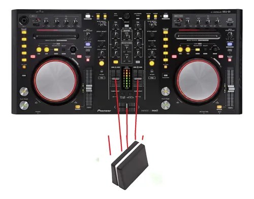Pioneer Ddjs1 Perilla Knob Canal O Crossfader Reemplazo - 2
