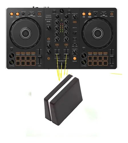 Pioneer Ddjflx4 Perilla Knob Canal O Crossfader Reemplazo. - 2